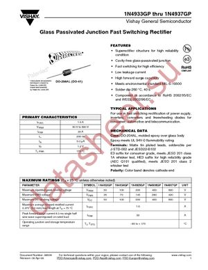 1N4934GP-E3/4 datasheet  